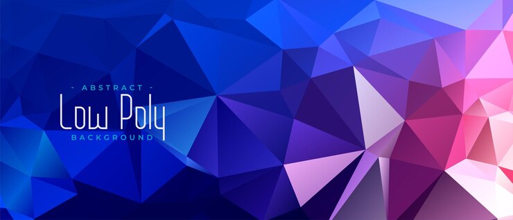Vector gratuito fondo de patrón de malla poligonal abstracto con efecto de cristal