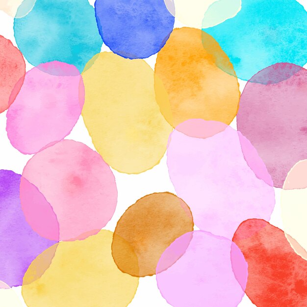 Fondo de patrón de manchas de acuarela pintado a mano