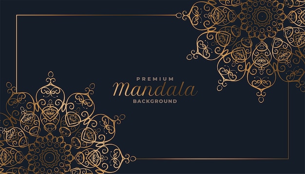 Fondo de patrón de mandala decorativo de estilo arabesco