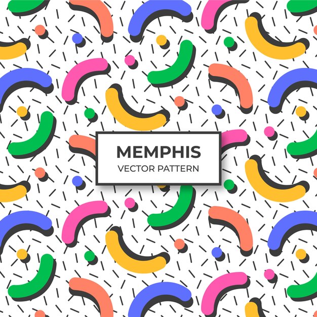 Fondo de patrón de Memphis