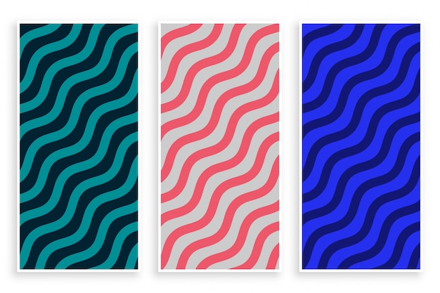 Vector gratuito fondo de patrón de onda diagonal zigzag abstracto