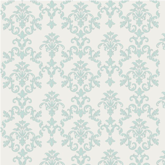 Fondo con patrón ornamental verde