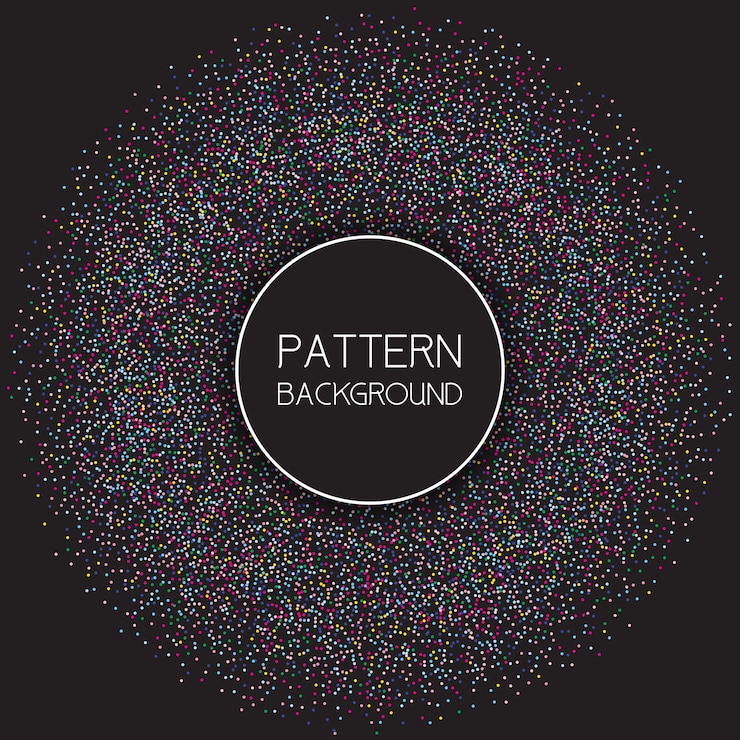 Vector gratuito fondo de patrón de puntos de colores