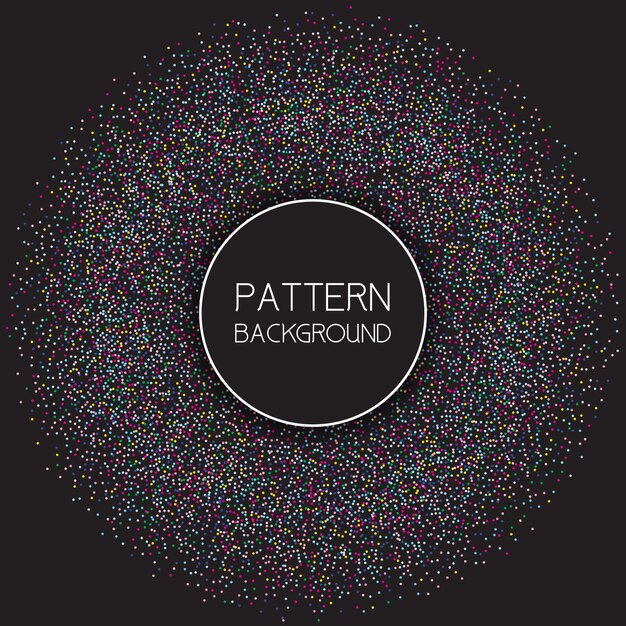 Fondo de patrón de puntos de colores