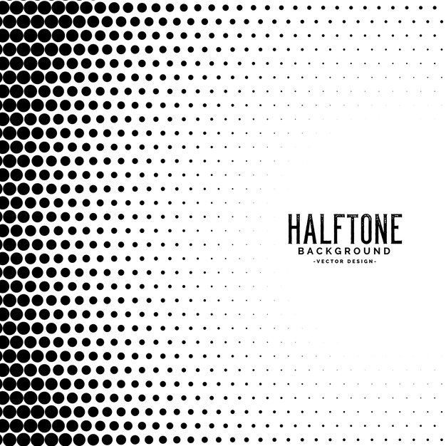 Fondo de patrón de puntos de gradiente de semitono
