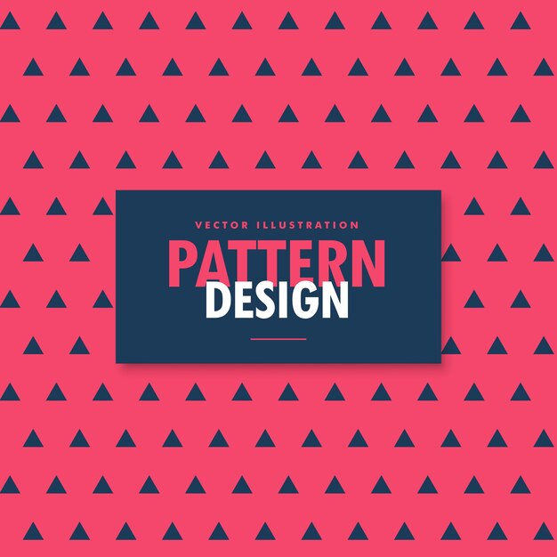 Fondo de patrón rojo y azul impresionante hecho con triángulos