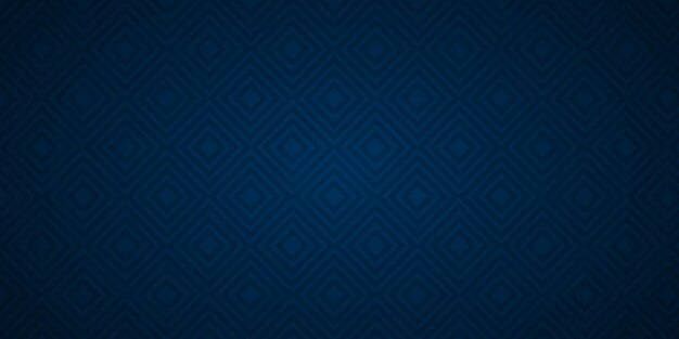 Fondo de patrón de rombos de color azul marino abstracto Banner Diseño multipropósito