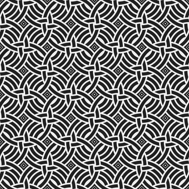 Fondo con patrón simétrico en blanco y negro