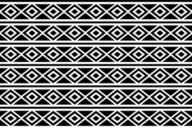 Fondo de patrón tribal blanco y negro 2
