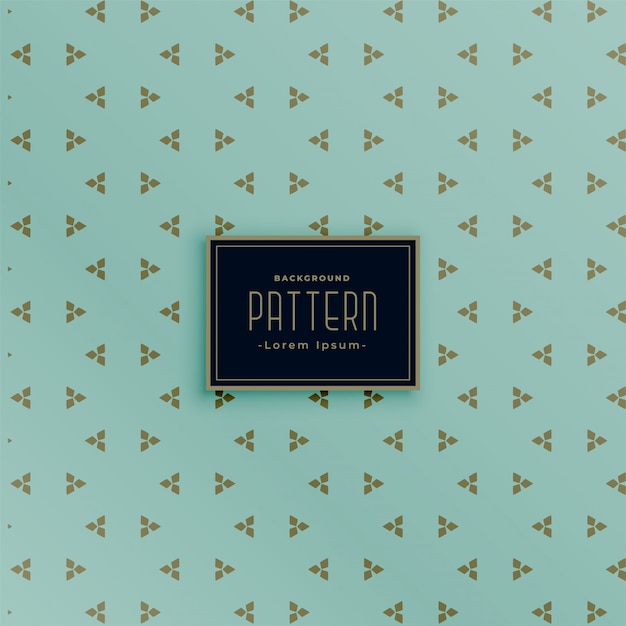 Fondo de patrón vintage de estilo triángulo pequeño mínimo