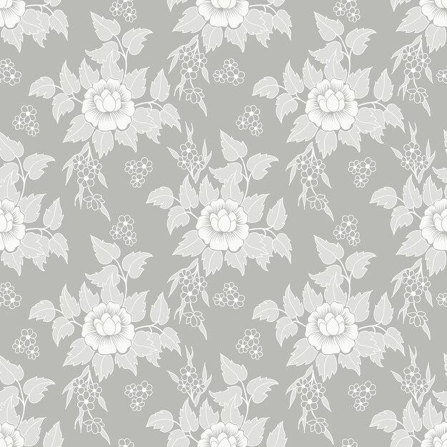 Fondo de patrones sin fisuras de flor