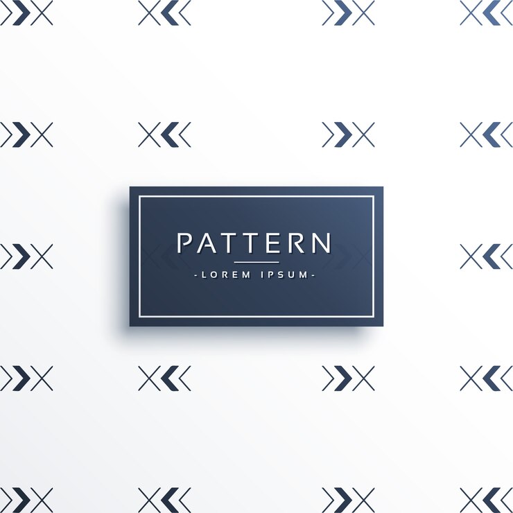 Vector gratuito fondo de patrones minimal con flechas