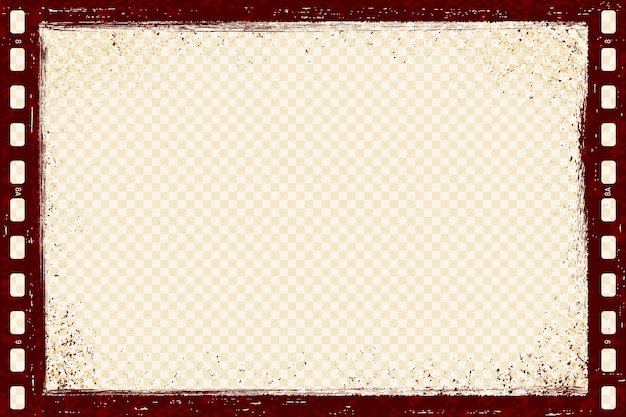 Fondo de película vieja de diseño plano