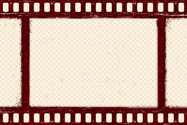 Fondo de película vieja de diseño plano