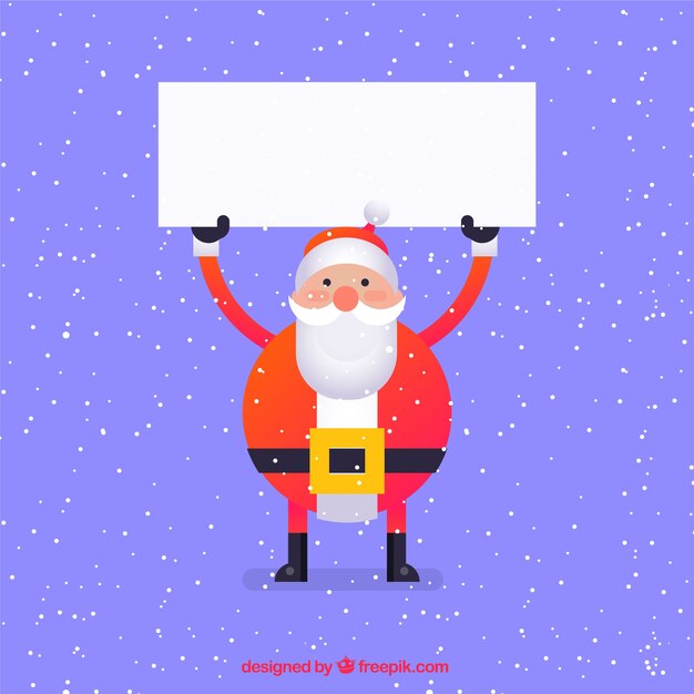 Fondo de personaje navideño con carta