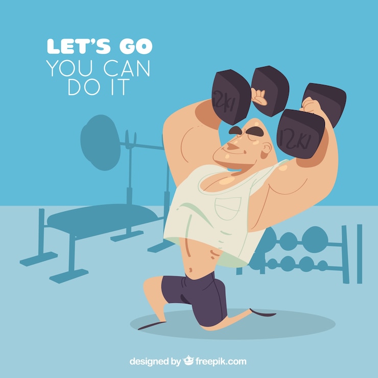 Vector gratuito fondo de personas entrenando para estar saludables
