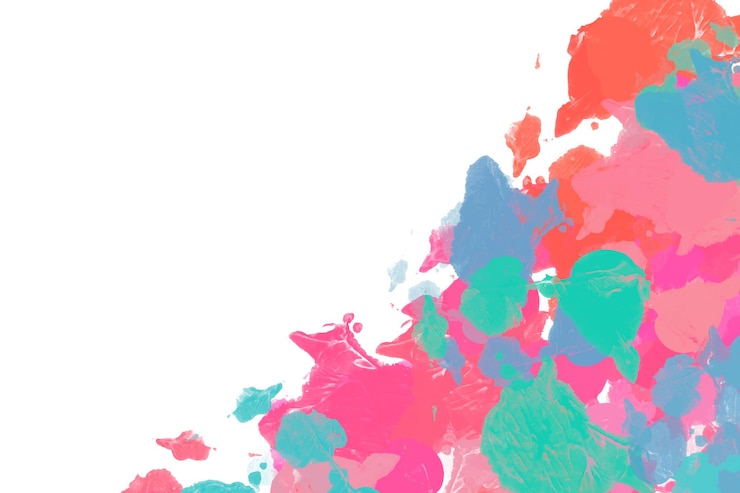 Vector gratuito fondo de pintura abstracta colorida