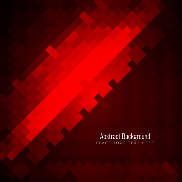 Fondo de pixel abstracto rojo
