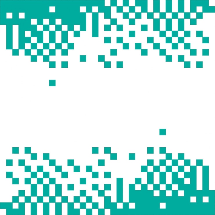 Vector gratuito fondo de pixel verde abstracto
