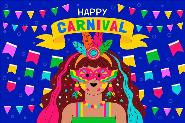 El fondo plano del carnaval