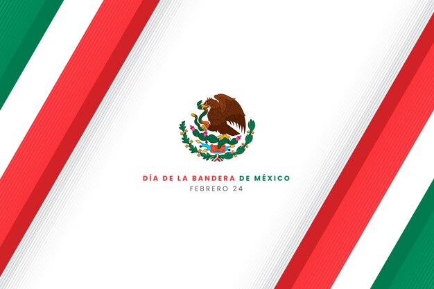 Fondo plano dia de la bandera