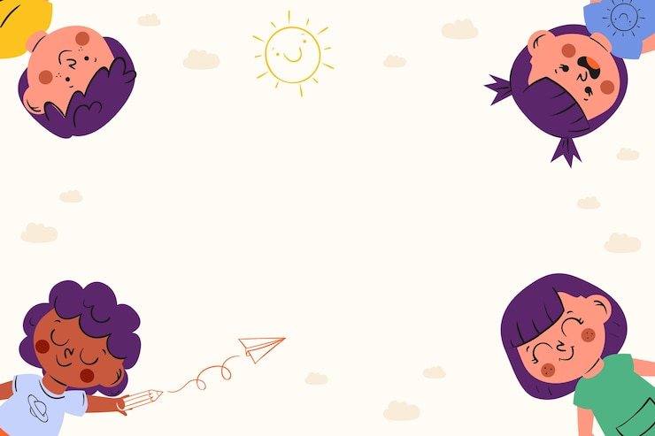 Vector gratuito fondo plano del día mundial del niño.