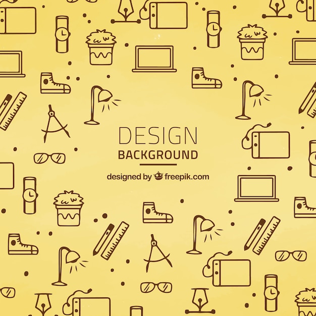 Fondo plano de diseño