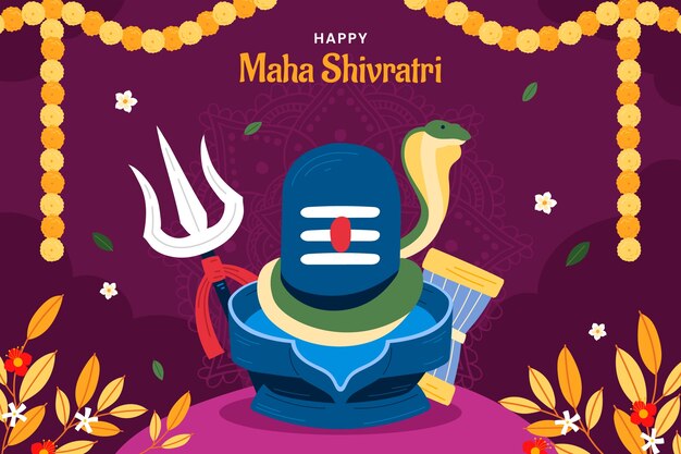 El fondo plano de Maha Shivratri