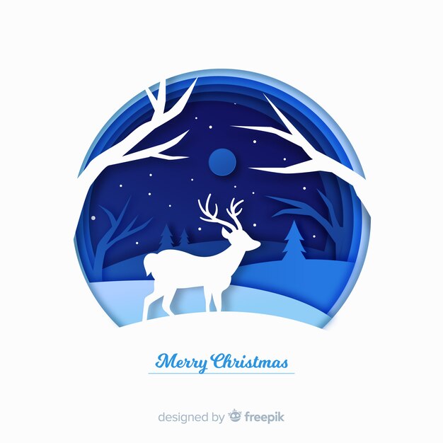 Fondo plano de navidad