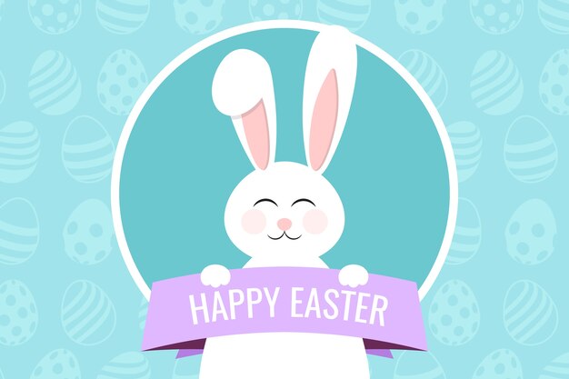 Fondo plano de pascua