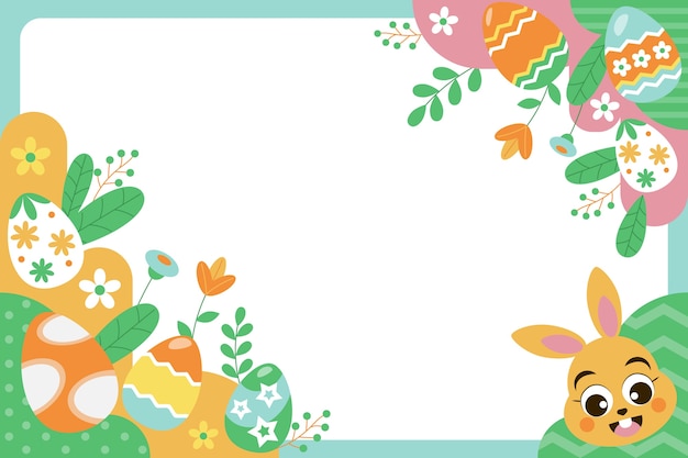 Fondo plano de pascua
