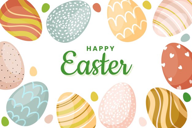 Fondo plano de la Pascua