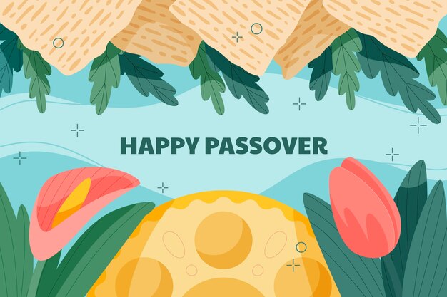 Fondo plano de pascua