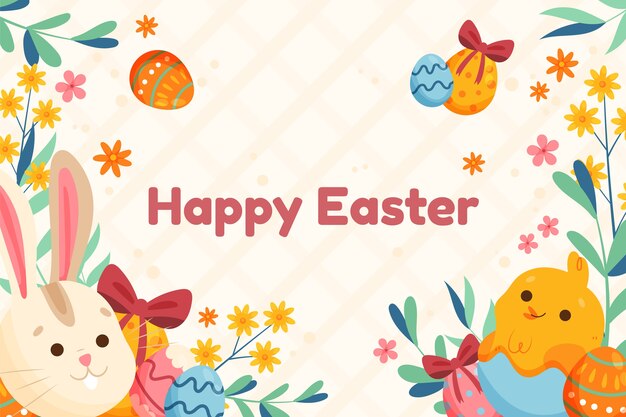 Fondo plano de la Pascua
