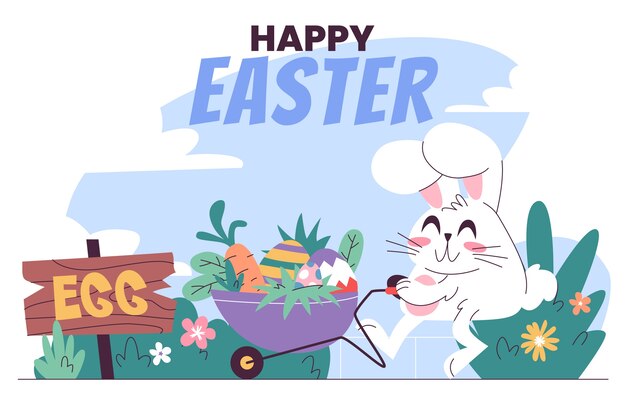 Fondo plano Pascua