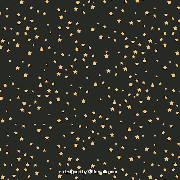 Fondo plano de patrón de estrellas