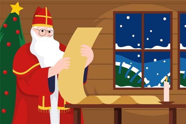 Fondo plano sinterklaas