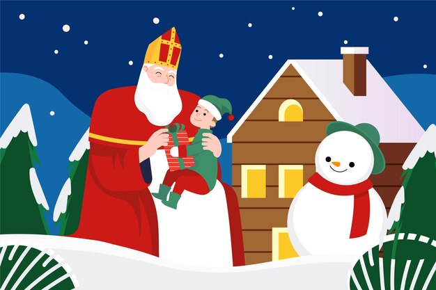 Fondo plano sinterklaas