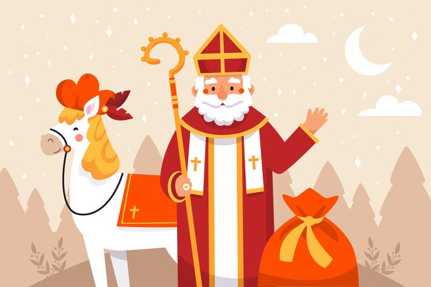 Fondo plano de Sinterklaas