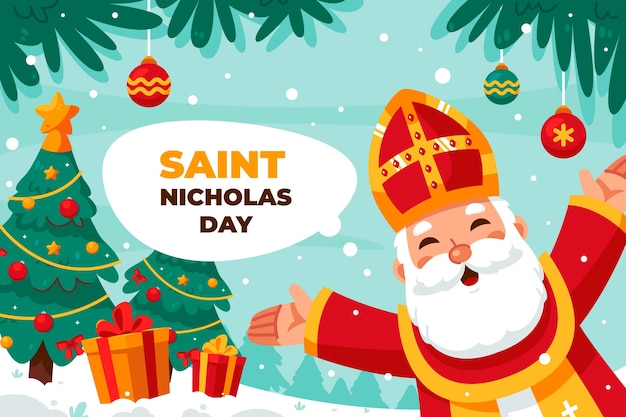 Fondo plano de Sinterklaas
