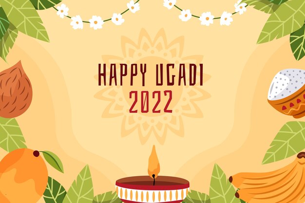 Fondo plano ugadi
