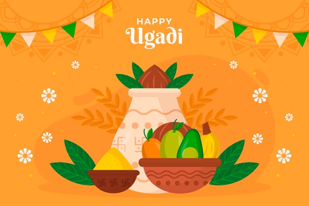 Fondo plano ugadi