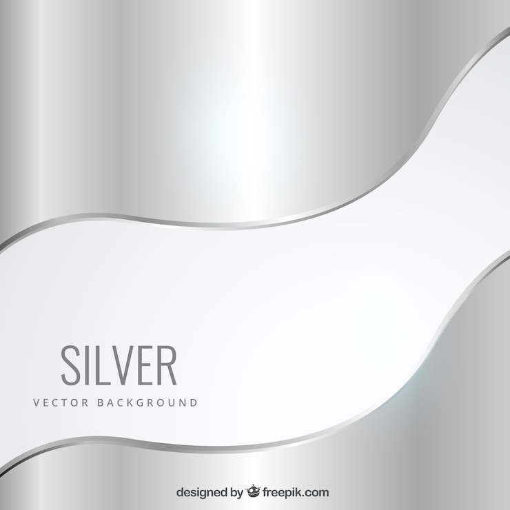Vector gratuito fondo plateado