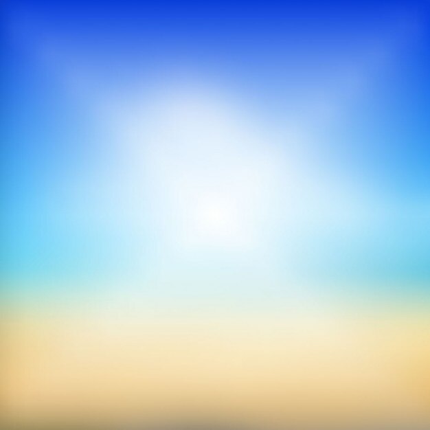 Fondo de playa borroso 
