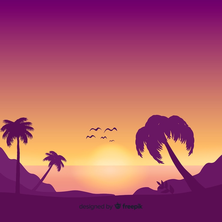 Vector gratuito fondo de la playa