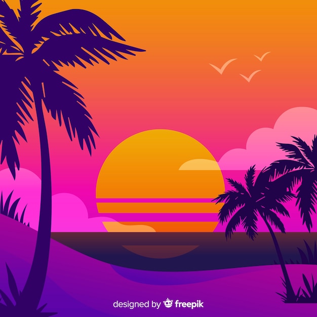 Fondo de la playa