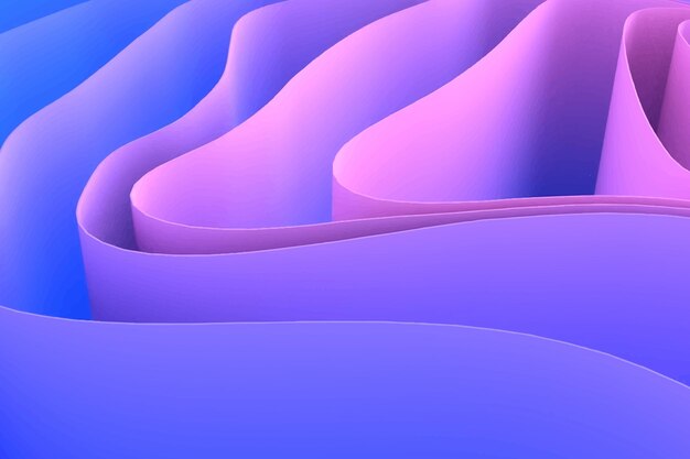 El fondo se pliega en 3D realista