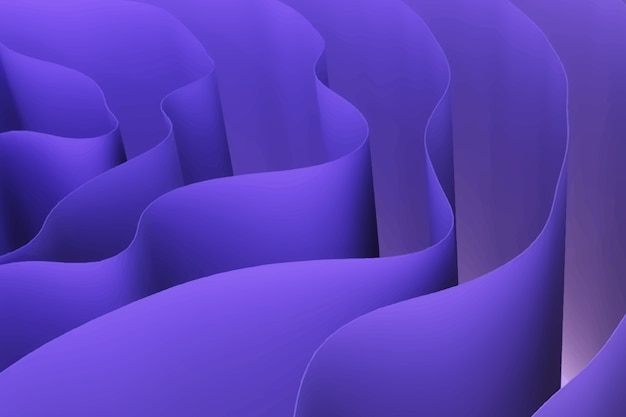 El fondo se pliega en 3D realista