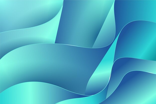 El fondo se pliega en gradiente 3D