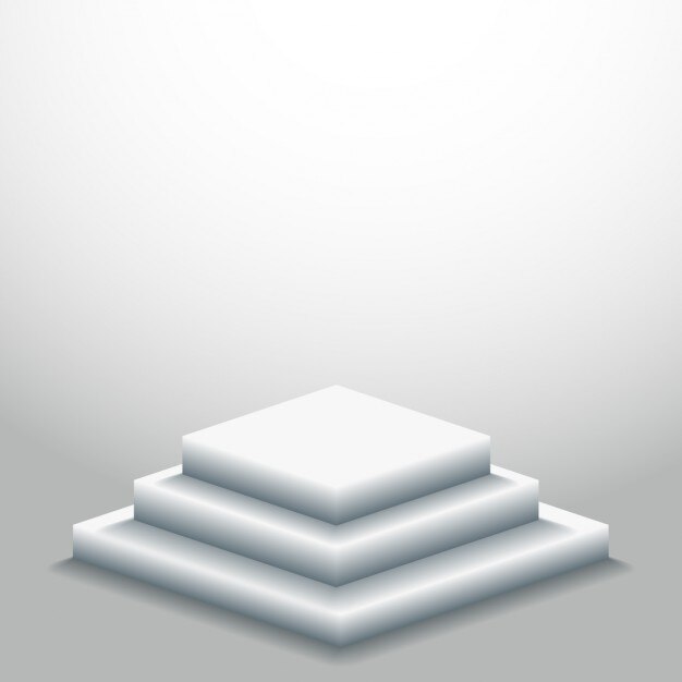 Fondo con podio 3D